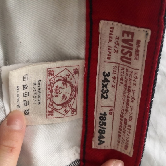 Authentic RARE Evisu custom made embroidered jeans - Picture 8 of 14